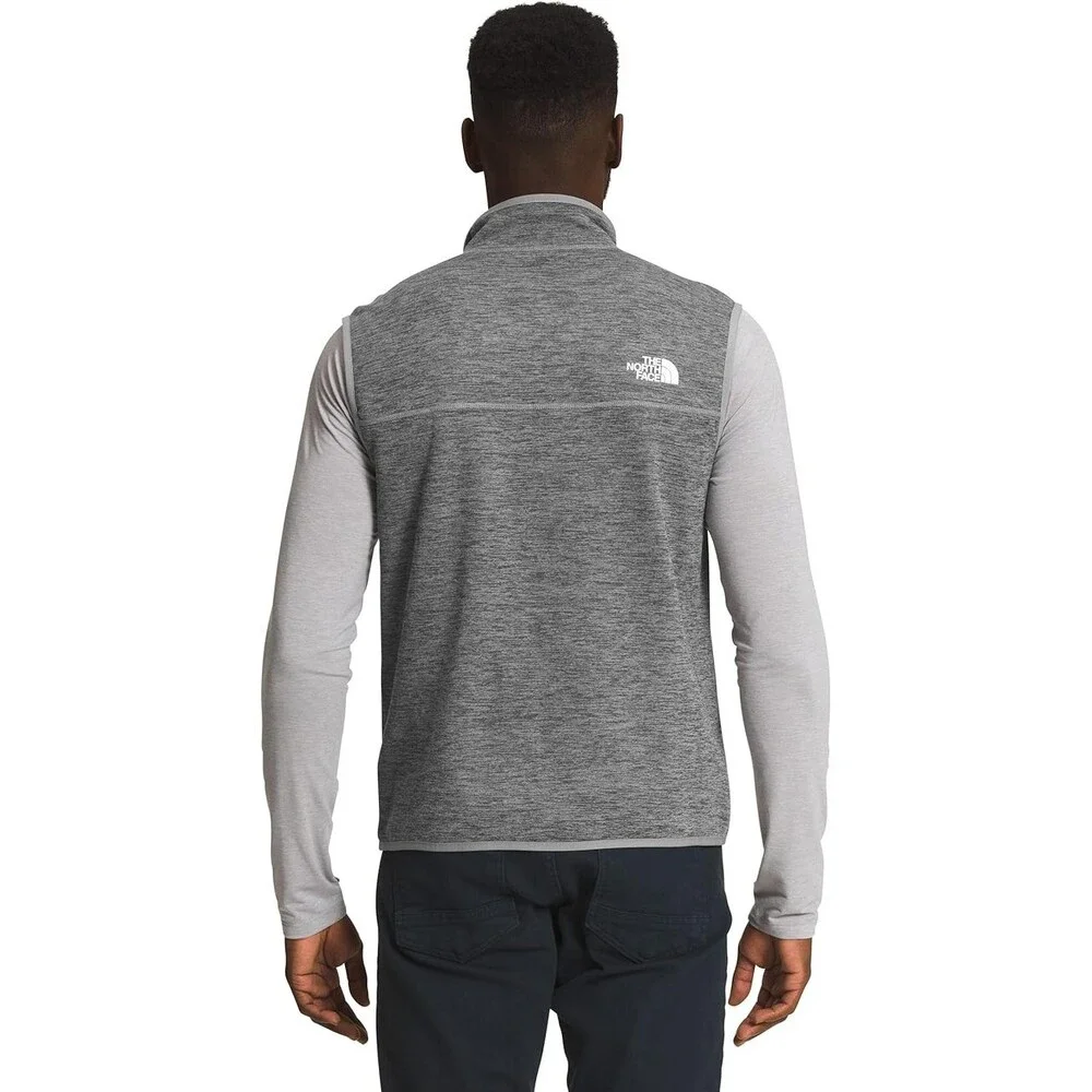 The North Face Canyonlands Vest Jacket Mens 2XL Heather Gray Full Zip SGN1666